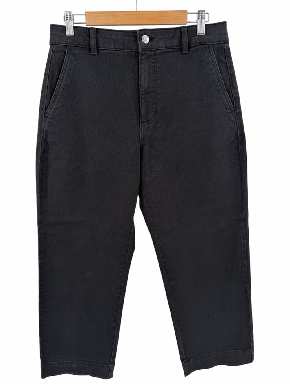 Everlane The Utility Straight Leg Pant in black Size 10R